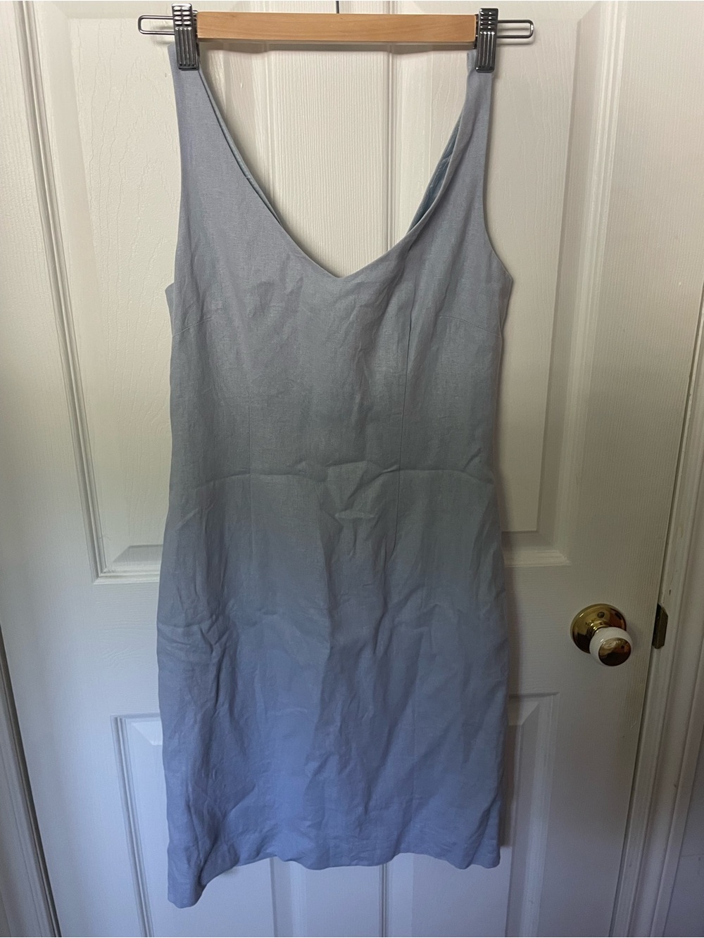 Tristan Light Blue Slip Dress